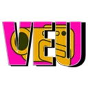 VEU colorful lettering logo