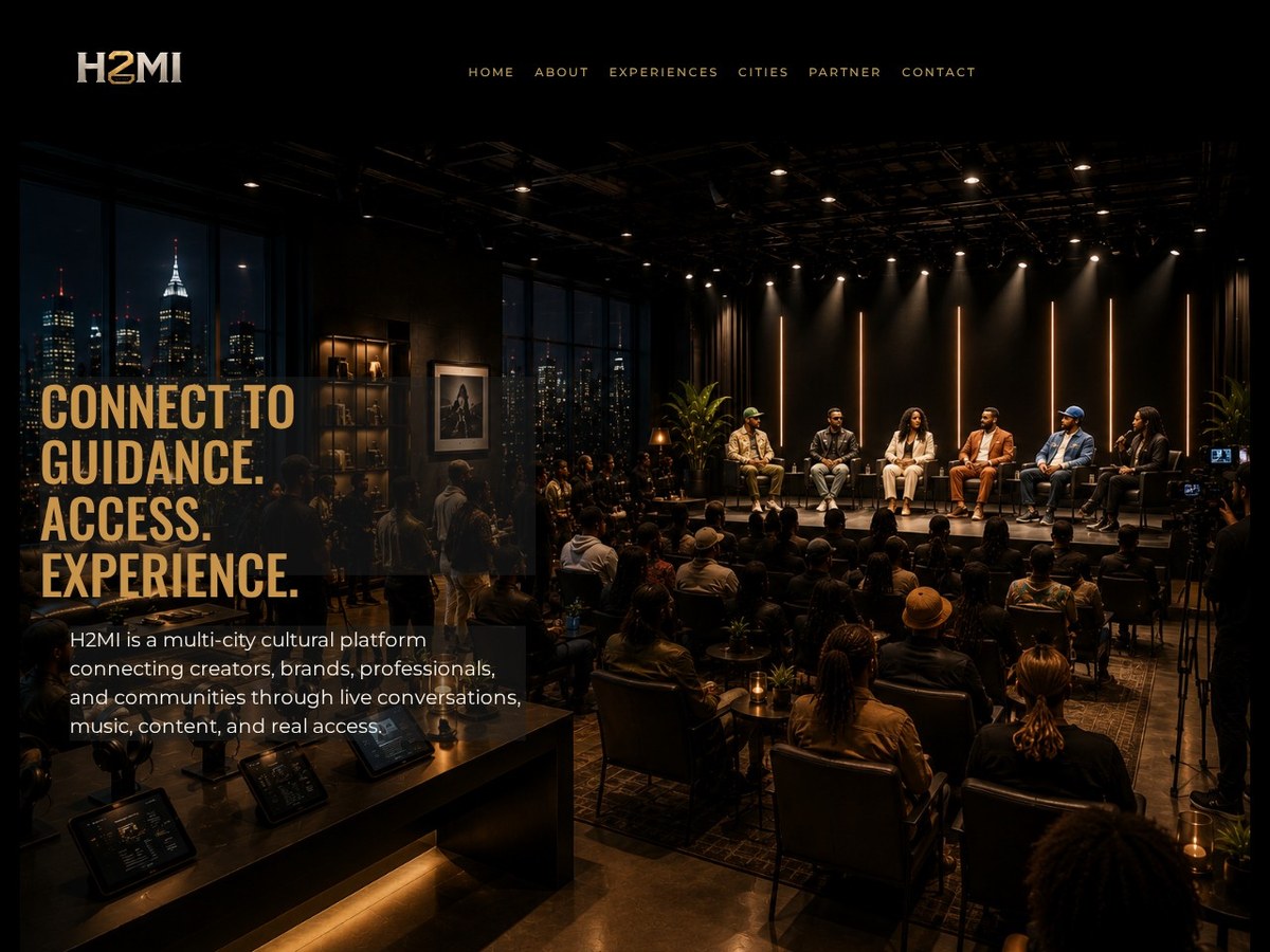H2MI platform homepage